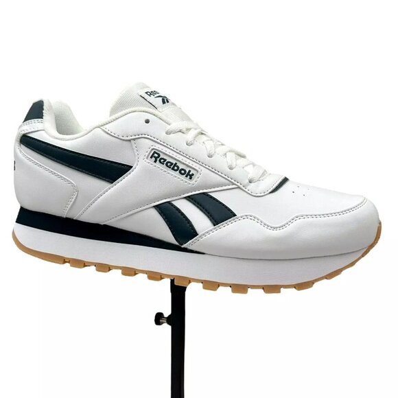 Reebok Other - Reebok Harman Run Men's Classic Style Sneakers Sz 10.5 White/Navy Blue Ortholite